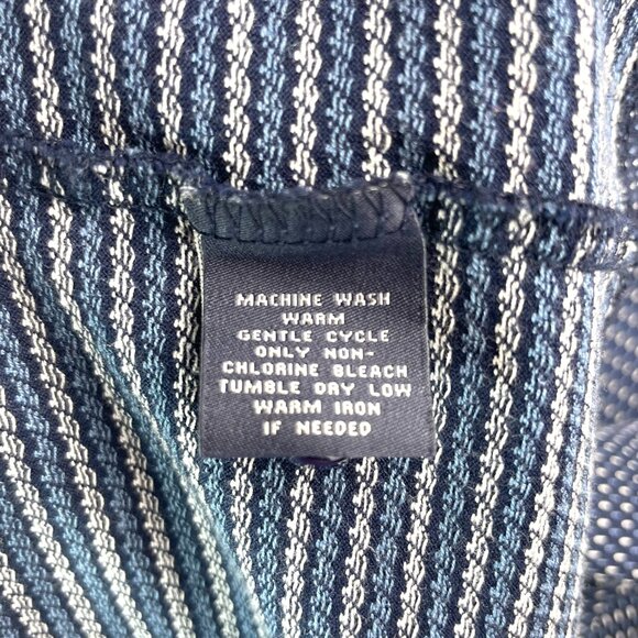 Hart Schaffner Marx Men’s Navy Patterned Polo Shirt 100% Cotton Made in Korea L - Picture 7 of 9